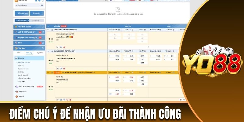 Các điểm cần chú ý để nhận khuyến mãi hoàn trả thành công