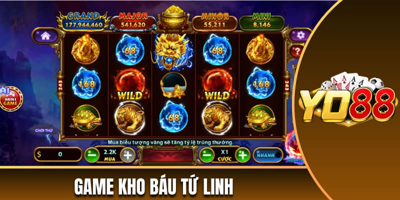 Kho báu tứ linh là game quay hũ rất được yêu thích hiện nay