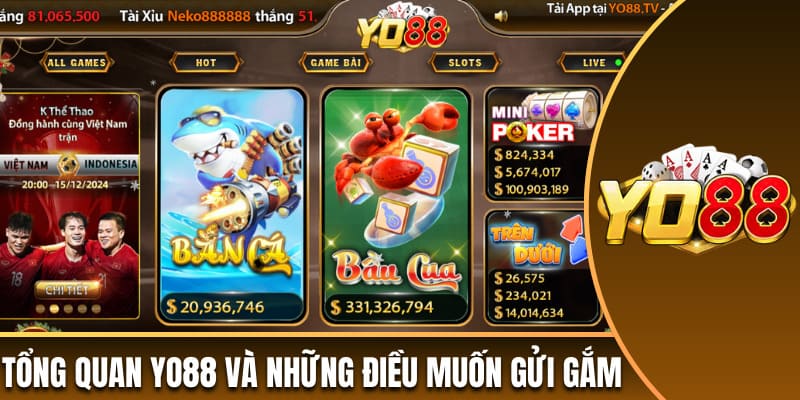 Tổng quan Yo88 và những điều gửi gắm tới người chơi 