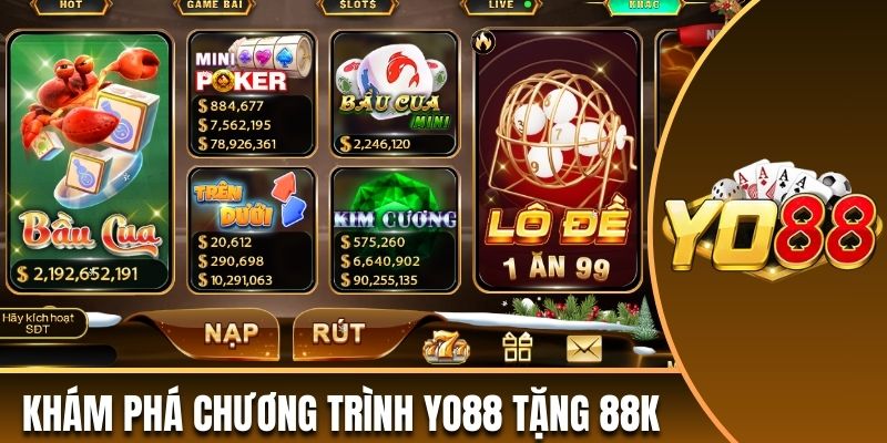 Yo88 tặng 88k